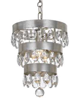 Perla One Light Mini Chandelier in Antique Silver (60|6103SA)