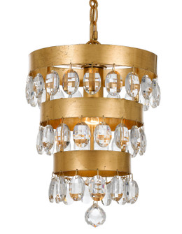 Perla One Light Mini Chandelier in Antique Gold (60|6103GA)