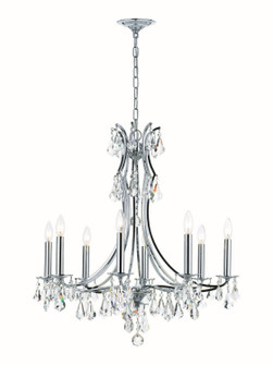 Cedar Eight Light Chandelier in Polished Chrome (60|5938CHCLS)