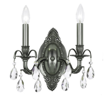 Dawson Two Light Wall Sconce in Pewter (60|5562PWCLSAQ)