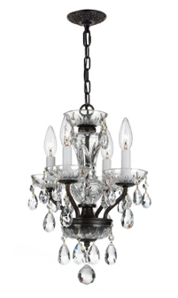 Welton Four Light Mini Chandelier in English Bronze (60|5534EBCLI)