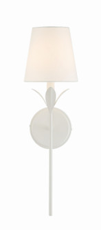 Broche One Light Wall Sconce in Matte White (60|531MT)