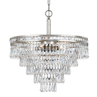 Mercer Seven Light Chandelier in Olde Silver (60|5264OSCLMWP)