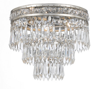 Mercer Three Light Flush Mount in Olde Silver (60|5260OSCLMWP)