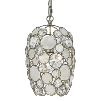 Palla One Light Mini Chandelier in Antique Silver (60|523SA)