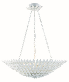 Broche Eight Light Chandelier in Matte White (60|519MT)
