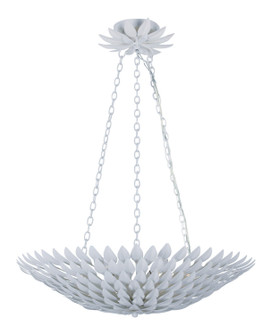 Broche Six Light Chandelier in Matte White (60|517MT)