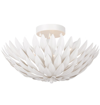 Broche Four Light Semi Flush Mount in Matte White (60|505MT) Broche Four Light Semi Flush Mount in Matte White (60|505MT)