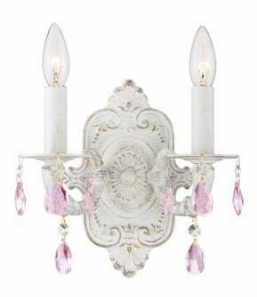 Paris Market Two Light Wall Sconce in Antique White (60|5022AWROMWP)