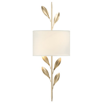 Broche Two Light Wall Sconce in Antique Gold (60|501GA)