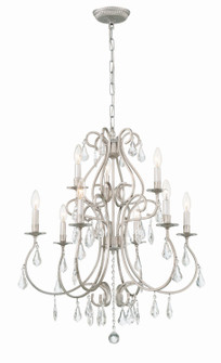 Ashton Nine Light Chandelier in Olde Silver (60|5019OSCLMWP)