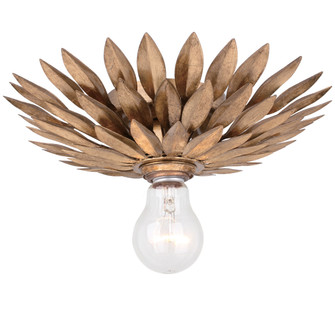 Broche One Light Flush Mount in Antique Gold (60|500GACEILING)