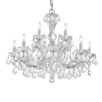 Maria Theresa 12 Light Chandelier in Polished Chrome (60|4479CHCLMWP)