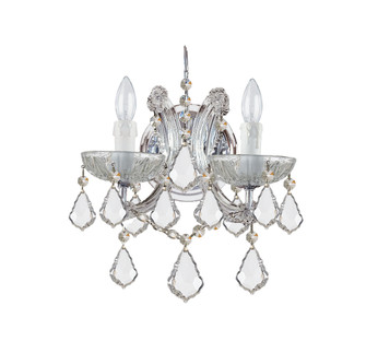 Maria Theresa Two Light Wall Sconce in Polished Chrome (60|4472CHCLS)