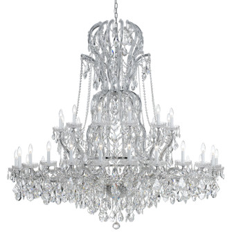 Maria Theresa 37 Light Chandelier in Polished Chrome (60|4460CHCLS)