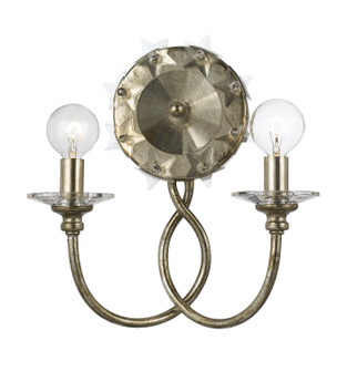 Willow Two Light Wall Sconce in Antique Silver (60|442SA)