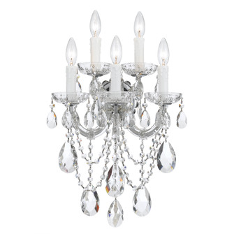 Maria Theresa Five Light Wall Sconce in Polished Chrome (60|4425CHCLS)