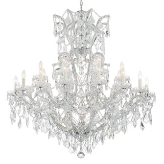 Maria Theresa 25 Light Chandelier in Polished Chrome (60|4424CHCLSAQ)