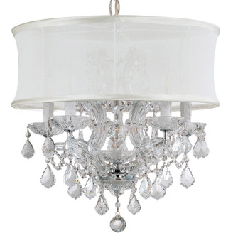 Brentwood Six Light Mini Chandelier in Polished Chrome (60|4415CHSMWCLQ)