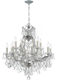 Maria Theresa 13 Light Chandelier in Polished Chrome (60|4412CHCLMWP)