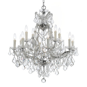 Maria Theresa 13 Light Chandelier in Polished Chrome (60|4412CHCLI)