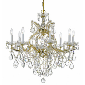 Maria Theresa Nine Light Chandelier in Gold (60|4409GDCLMWP)