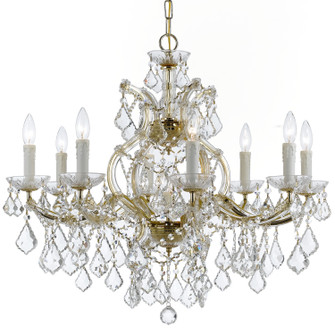 Maria Theresa Nine Light Chandelier in Gold (60|4408GDCLMWP)