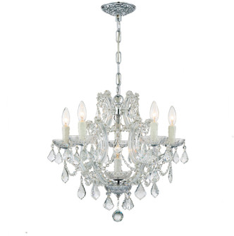Maria Theresa Six Light Mini Chandelier in Polished Chrome (60|4405CHCLS)