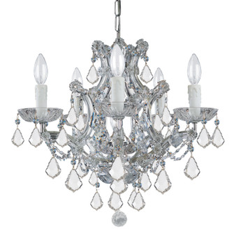 Maria Theresa Six Light Mini Chandelier in Polished Chrome (60|4405CHCLI)