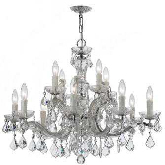 Maria Theresa 12 Light Chandelier in Polished Chrome (60|4379CHCLMWP)