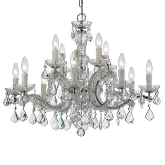Maria Theresa 12 Light Chandelier in Polished Chrome (60|4379CHCLI)