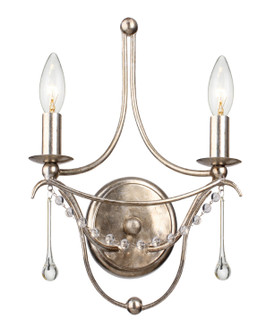 Metro Two Light Wall Sconce in Antique Silver (60|422SA)