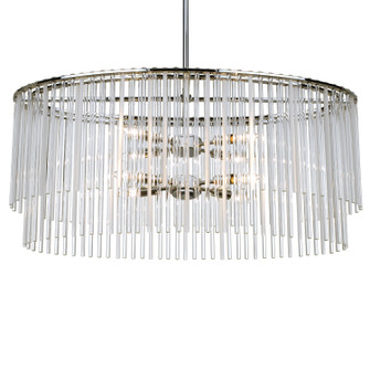 Bleecker Eight Light Chandelier in Polished Chrome (60|398CH)