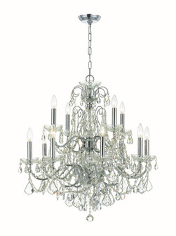 Imperial 12 Light Chandelier in Polished Chrome (60|3228CHCLMWP)