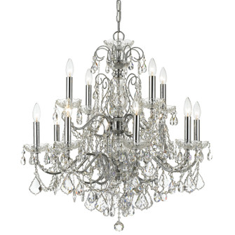 Imperial 12 Light Chandelier in Polished Chrome (60|3228CHCLMWP)