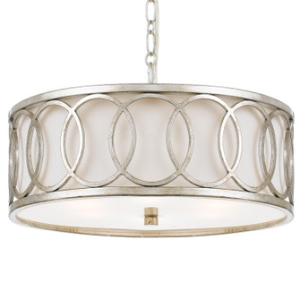 Graham Six Light Chandelier in Antique Silver (60|287SA)
