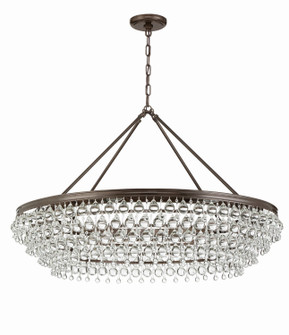 Calypso Eight Light Chandelier in Vibrant Bronze (60|278VZ)