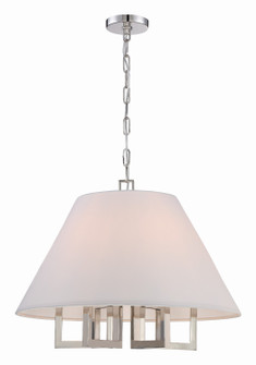 Westwood Six Light Chandelier in Polished Nickel (60|2256PN)