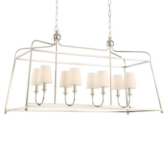 Sylvan Eight Light Chandelier in Polished Nickel (60|2249PN)