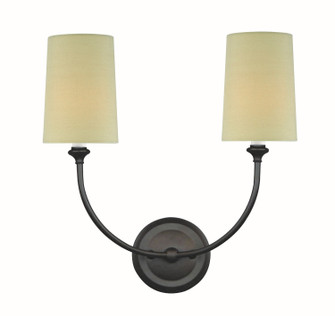 Sylvan Two Light Wall Sconce in Dark Bronze (60|2242DB)