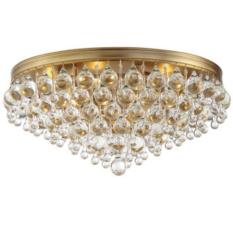 Calypso Six Light Flush Mount in Vibrant Gold (60|138VG)