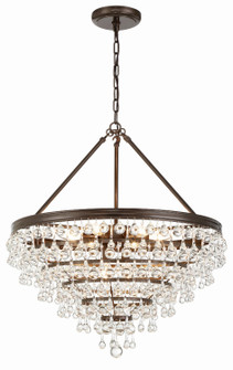 Calypso Eight Light Chandelier in Vibrant Bronze (60|137VZ)