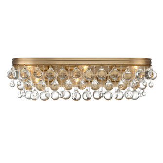 Calypso Six Light Bathroom Vanity in Vibrant Gold (60|133VG)