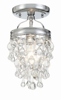 Calypso One Light Semi Flush Mount in Polished Chrome (60|131CHCEILING)