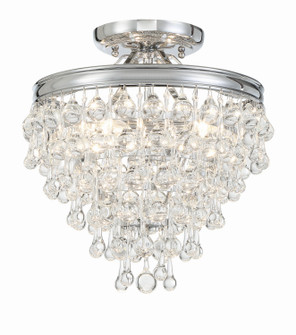 Calypso Three Light Semi Flush Mount in Polished Chrome (60|130CHCEILING)