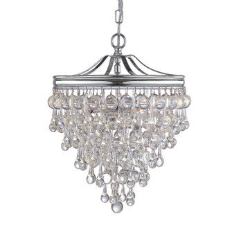 Calypso Three Light Mini Chandelier in Polished Chrome (60|130CH)