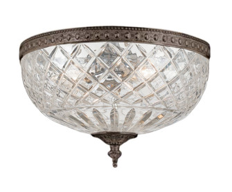 Ceiling Mount Three Light Flush Mount in English Bronze (60|11712EB)