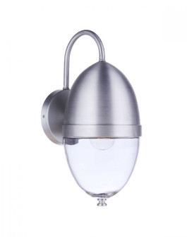 Sivo One Light Outdoor Wall Mount in Satin Aluminum (46|ZA3524SA)