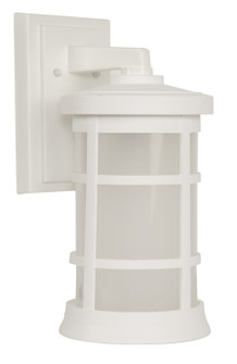 Resilience Lanterns One Light Outdoor Wall Lantern in Textured White (46|ZA2314TW)