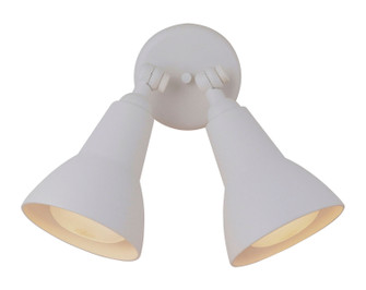 Flood Light Two Light Directional Bullet in Textured White (46|Z402TW)
